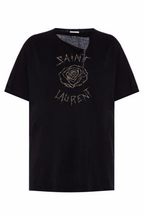 Logo t-shirt, zdjęcie 1 Logo t-shirt od Saint Laurent